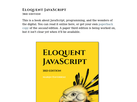 Eloquent JavaScript – A Modern Introduction to Programming