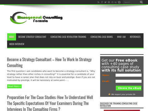 Management Consulting Formula