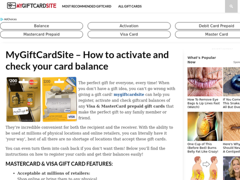 mygiftcardsite