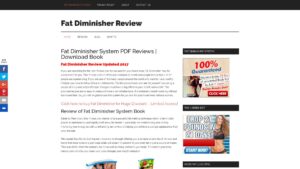 Reviews of Fat Diminisher System