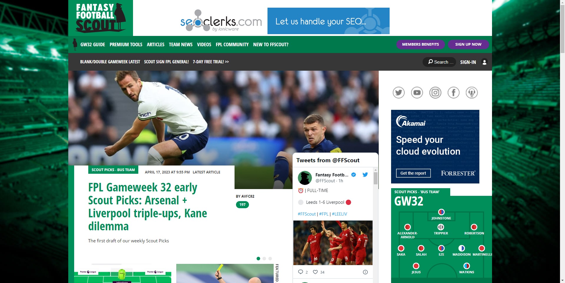 Fantasy Football Scout LinkVertex
